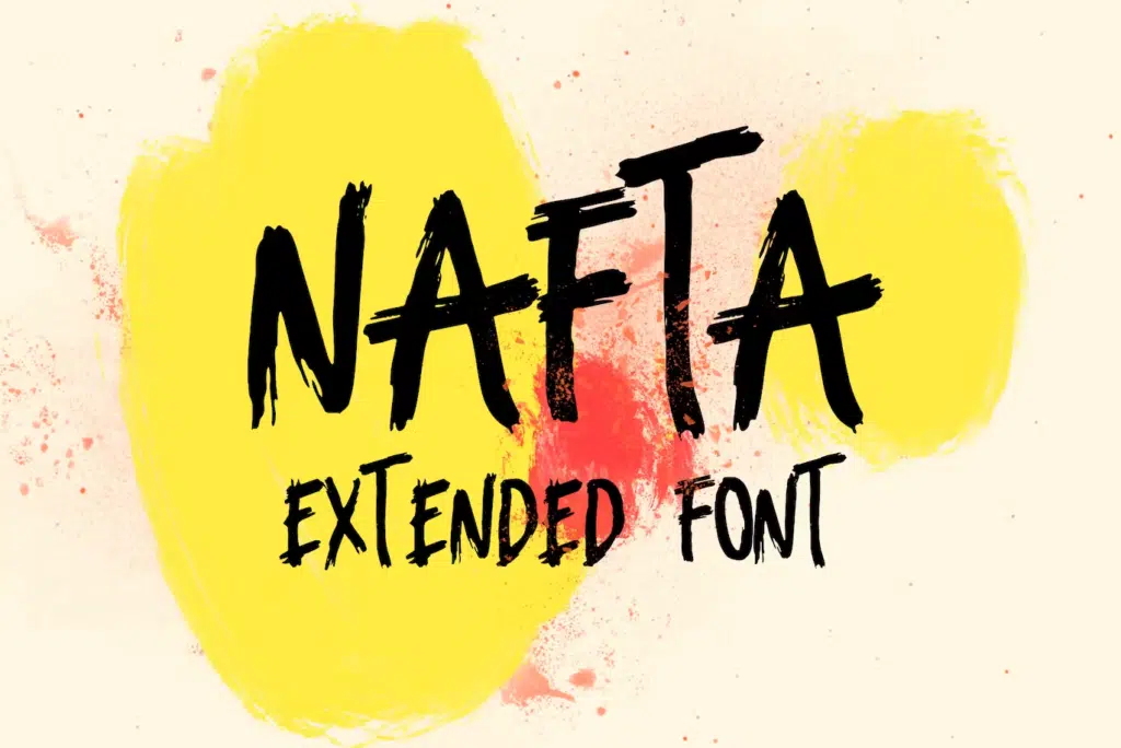 Nafta Extended Marker Font