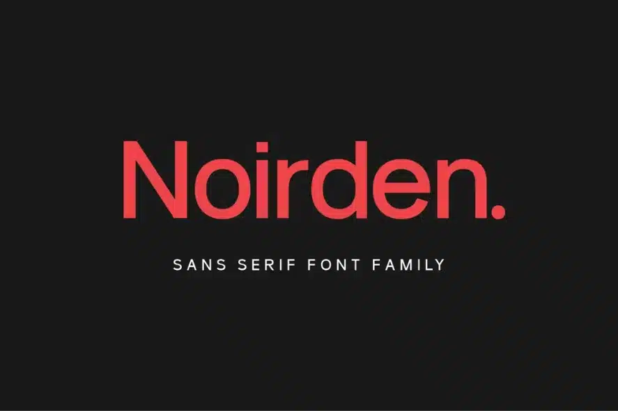 Noirden - Fonts Similar to Montserrat
