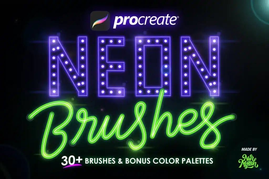 Procreate Neon Brushes