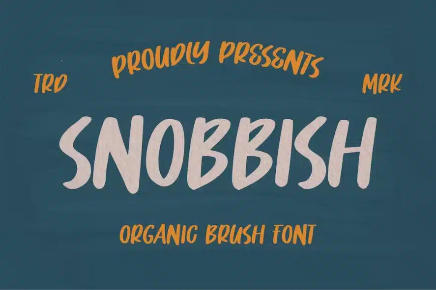 Snobbish Organic Font