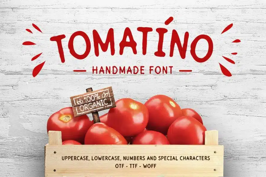 Tomatino Organic Font