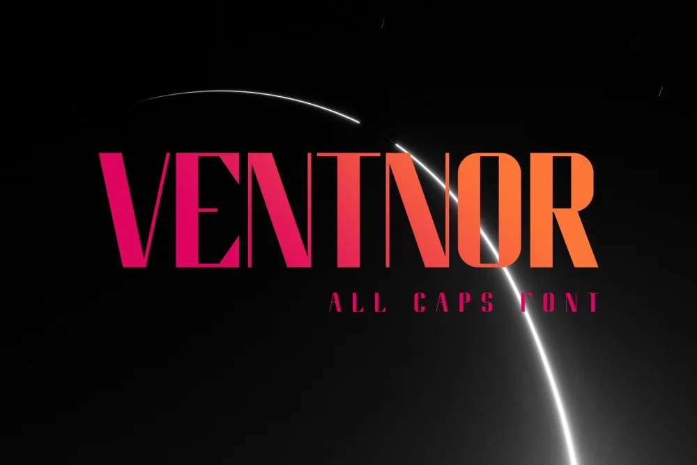 Ventnor – All Caps Font