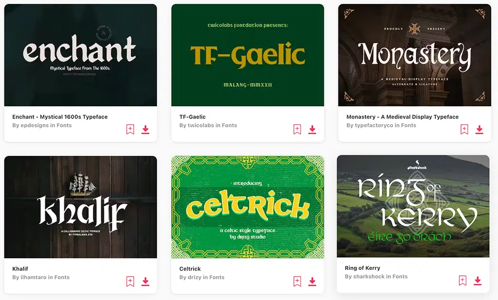 Best Irish Fonts