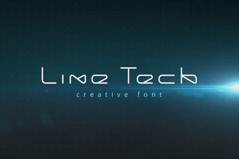 Tech fonts
