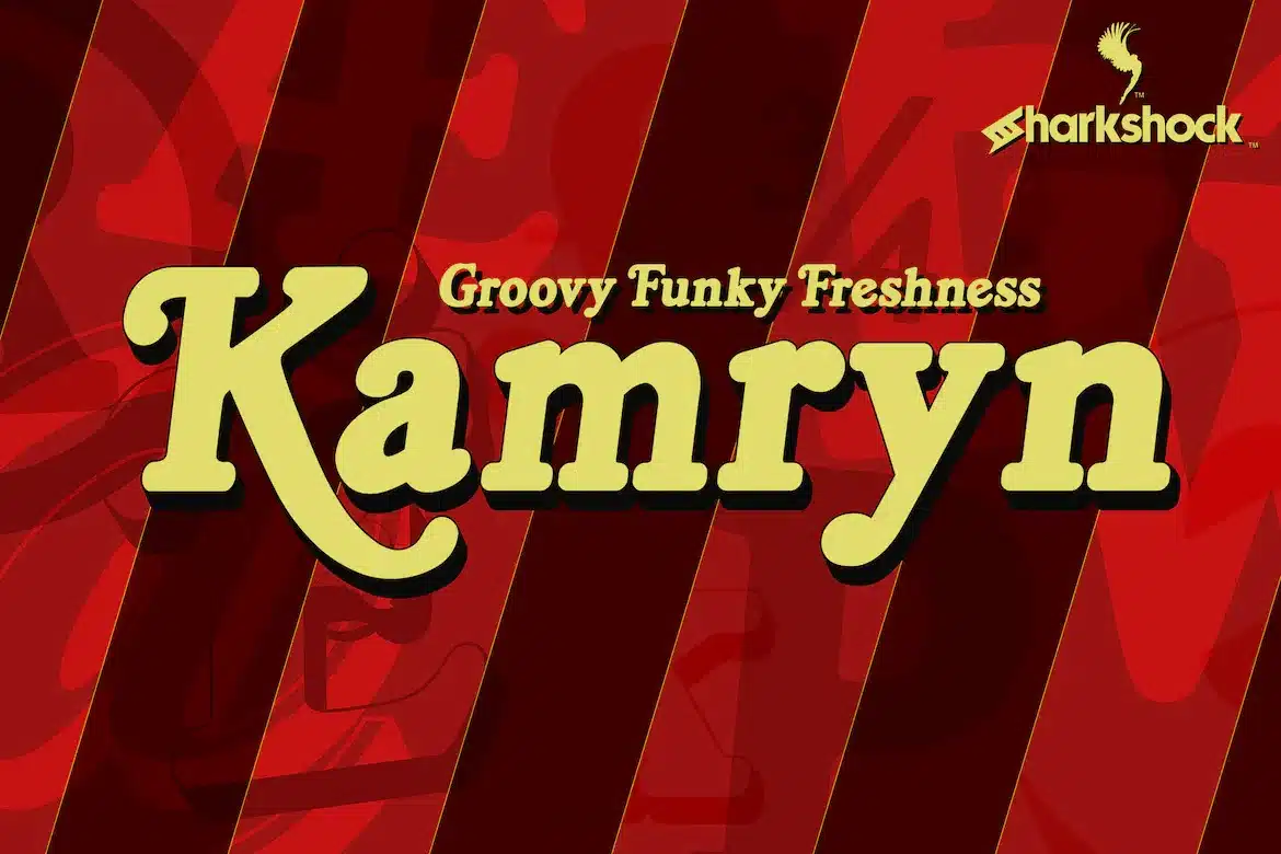 A groovy funky font