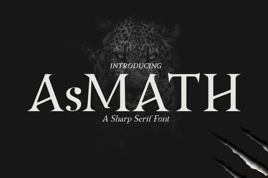 Asmath Sharp Fonts