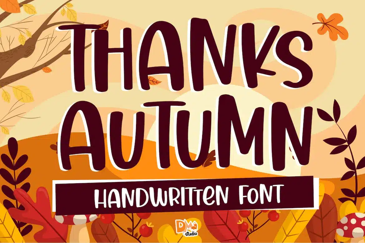 20+ Best Autumn Fonts for Fall-Themed Designs (2024)