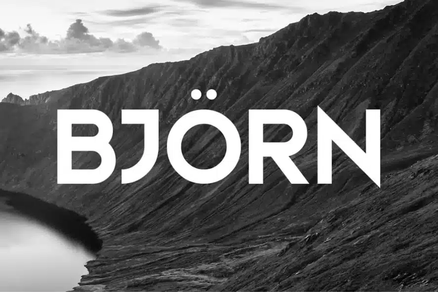 Bjorn - Best Swiss Font