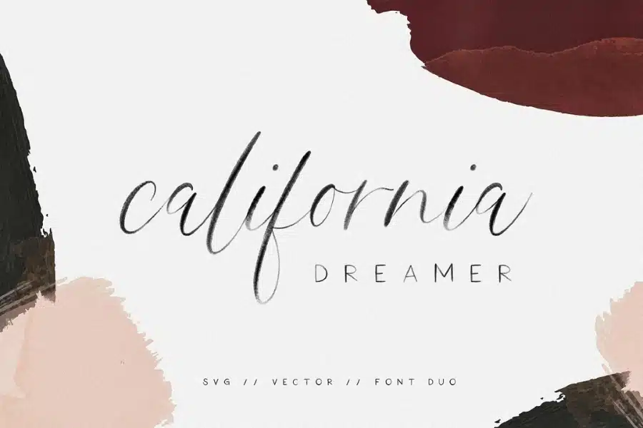 California Dreamer Quote Font