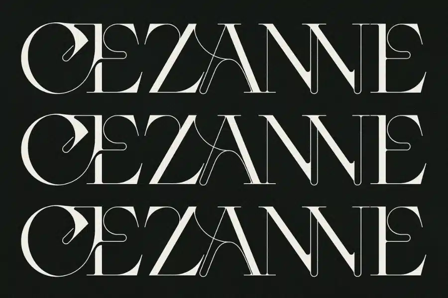 Cezanne Engineering Font