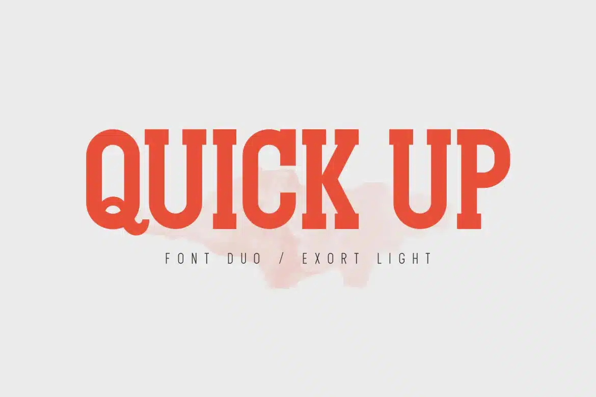 An export light Collage font