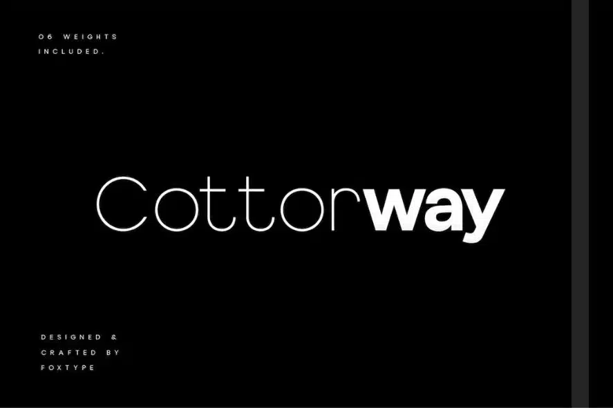 Cottorway - Best Swiss Font