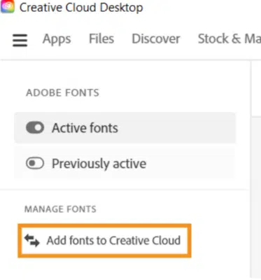 Add Fonts to Creative Cloud 