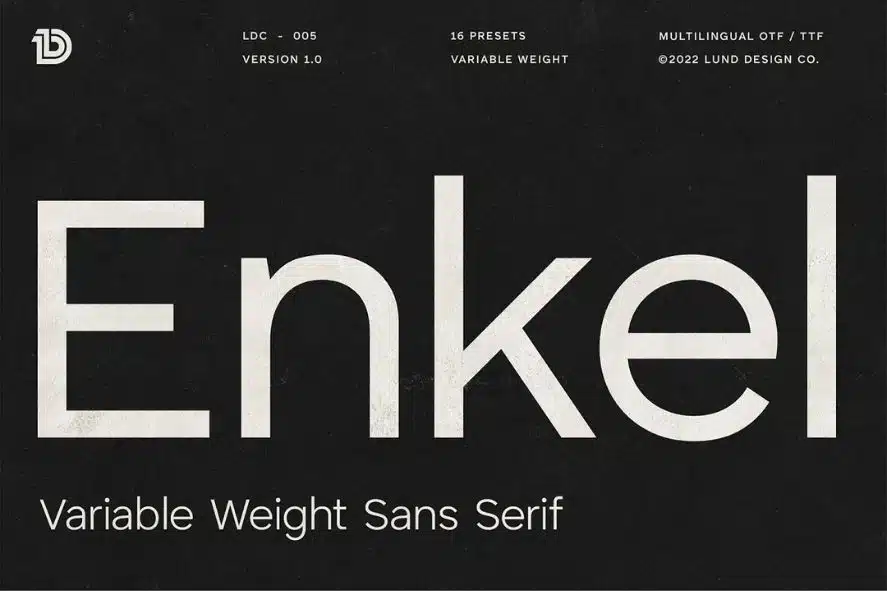 Enkel - Best Swiss Font