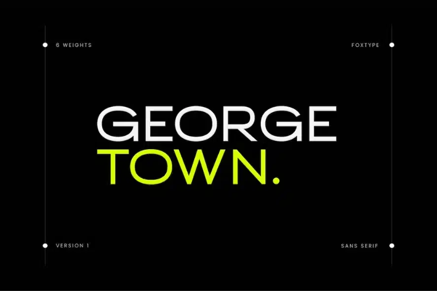 George Town - Best Swiss Font