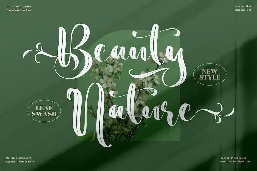25 Best Nature Fonts For Earthy And Nature Themed Designs