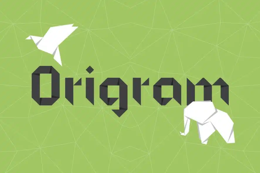 Origram Origami Font