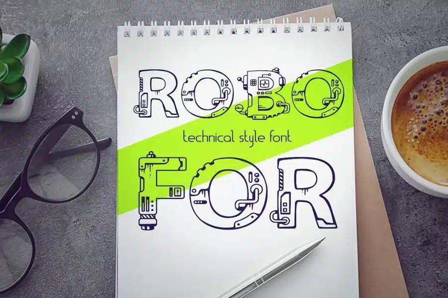 Robofor Engineering Font