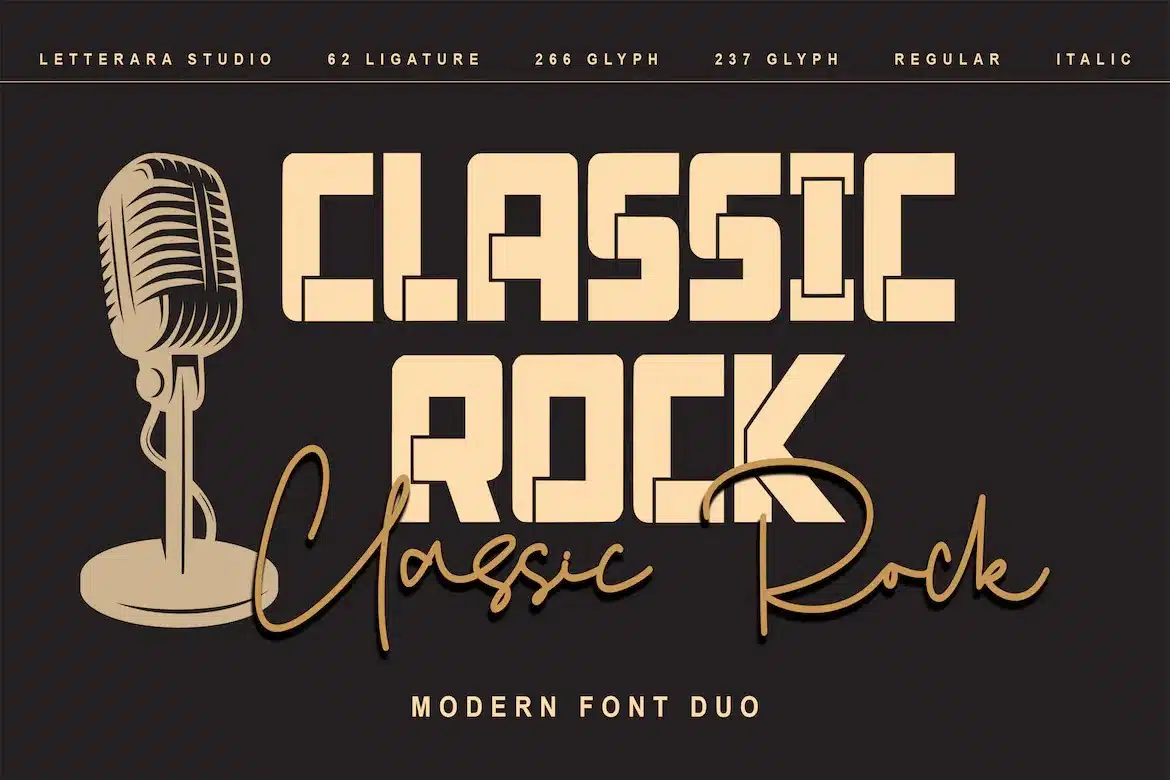 A creative rock font for your needs