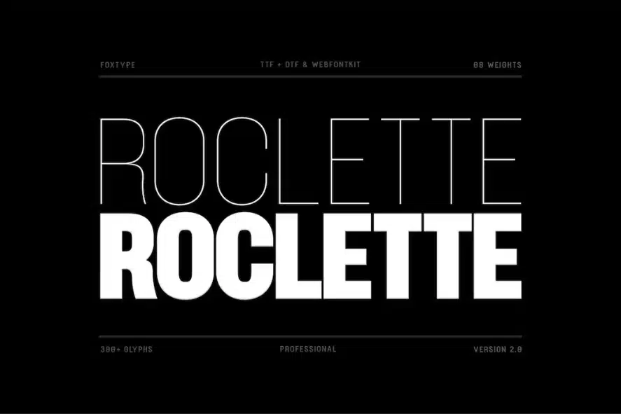 Roclette - Best Swiss Font