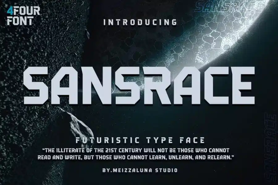 Sansrace Engineering Font