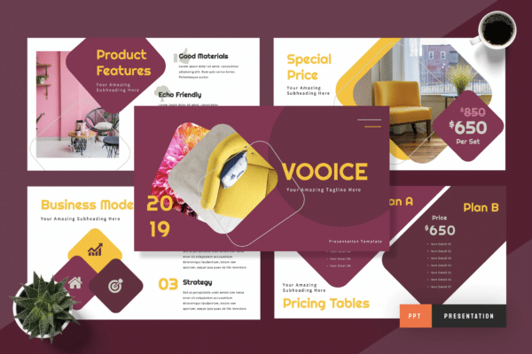 Canva powerpoint template