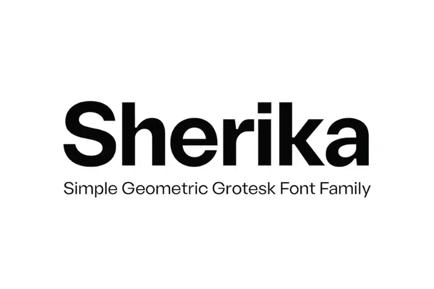 Sherika - Best Swiss Font