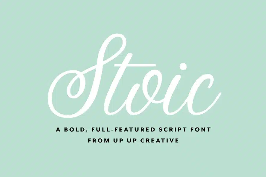 Stoic Quote Font