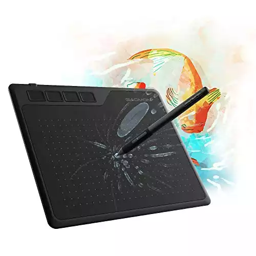 GAOMON S620 6.5 x 4 Inches Graphics Tablet with 8192 Passive Pen 4