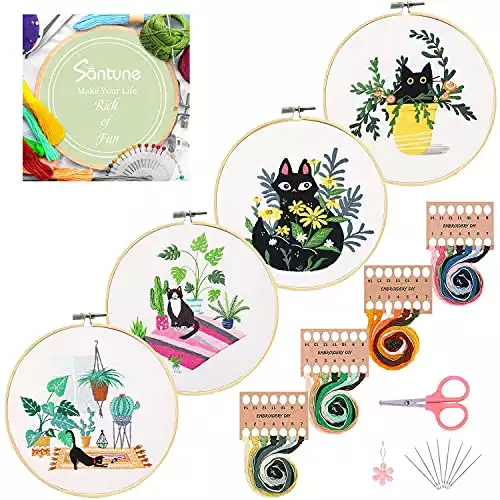 Santune 4 Pack Embroidery kit