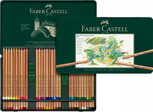 General Pencil 4400-12A General's Pastel Chalk Pencils, 12 Colors,  Multicolor, 7 x 1/4 x 1/4 in
