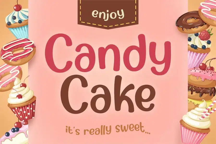 Candy Cake Candy Font
