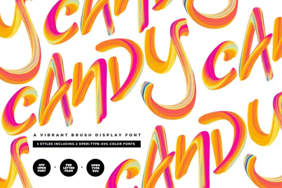Candy Color Candy Font