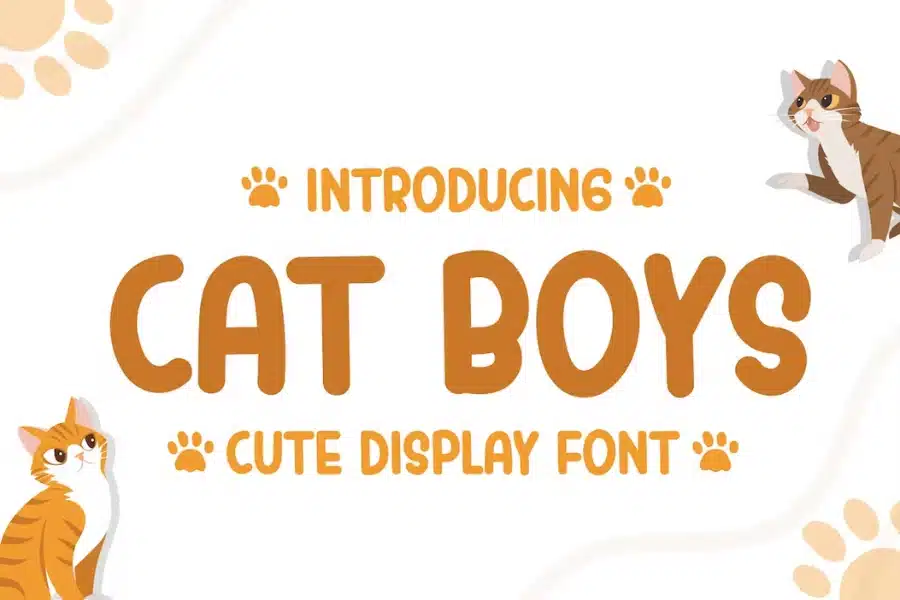 Cat Boys Cat Font
