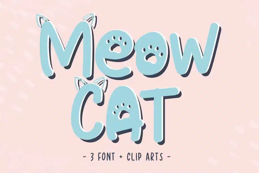 Cat Meow Cat Font