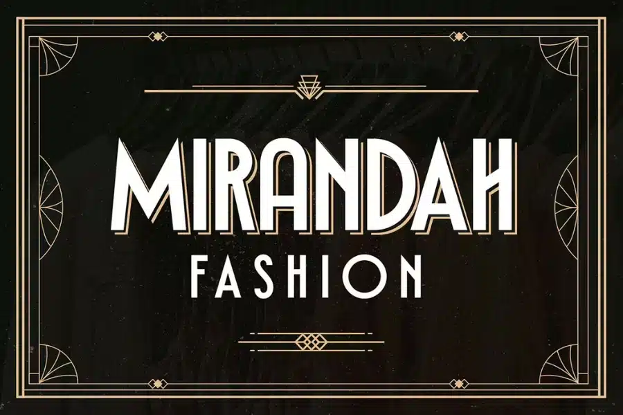 Mirandah Certificate Font