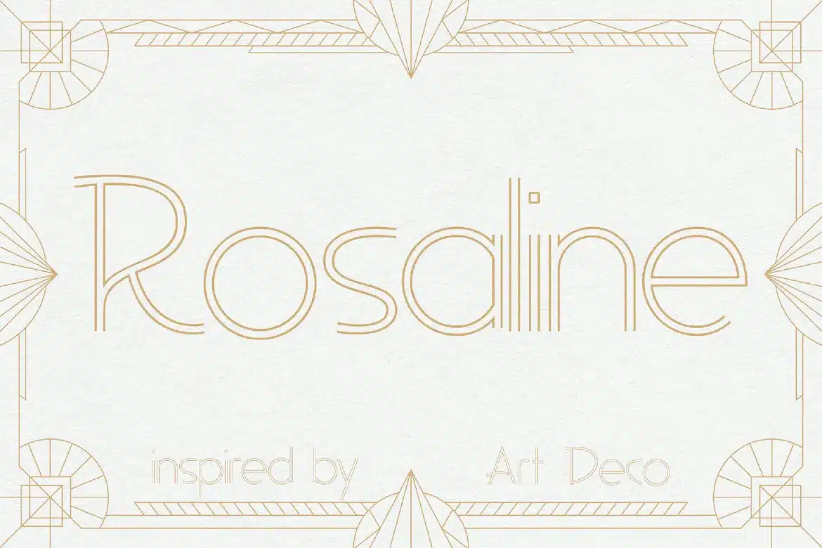 A rosaline Diner Font