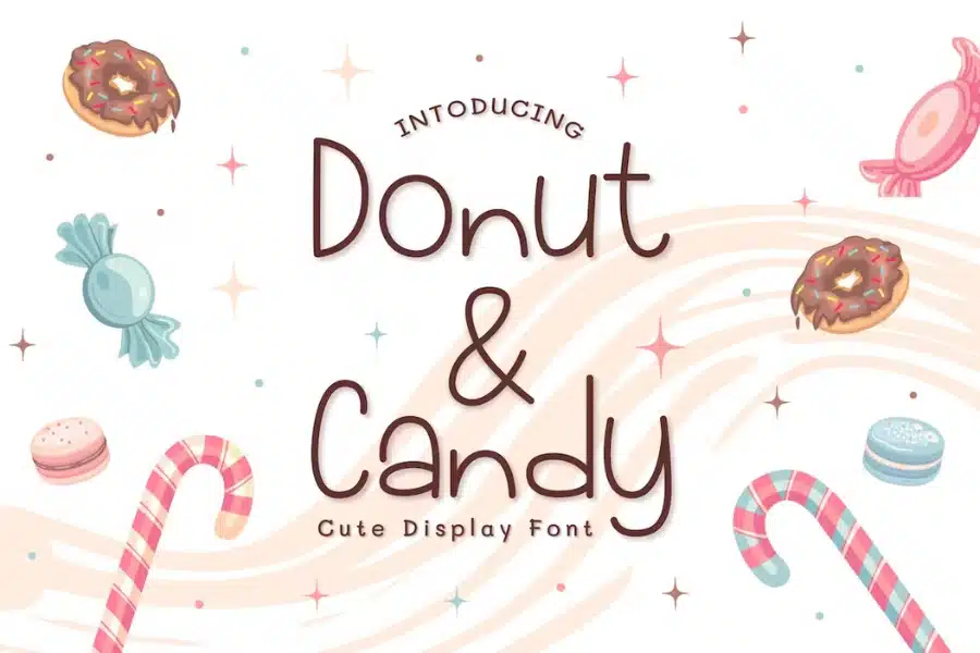 Donut Candy Font