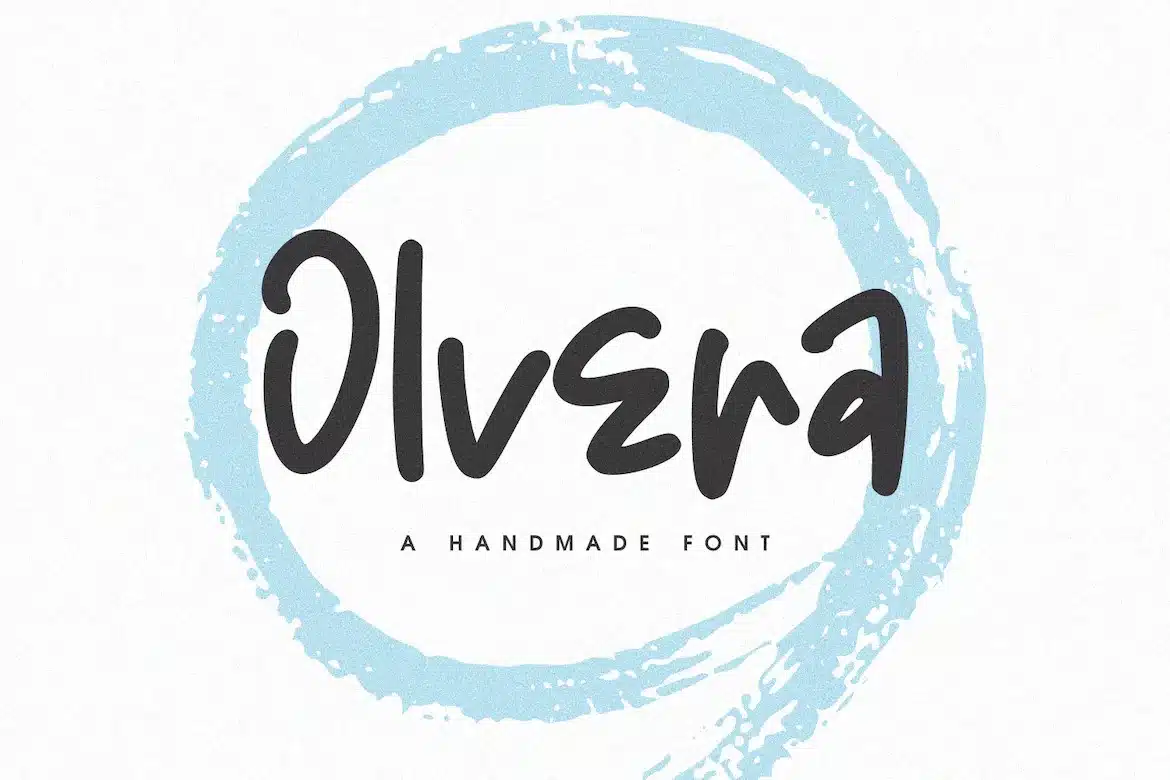 Olvera Handmade Font