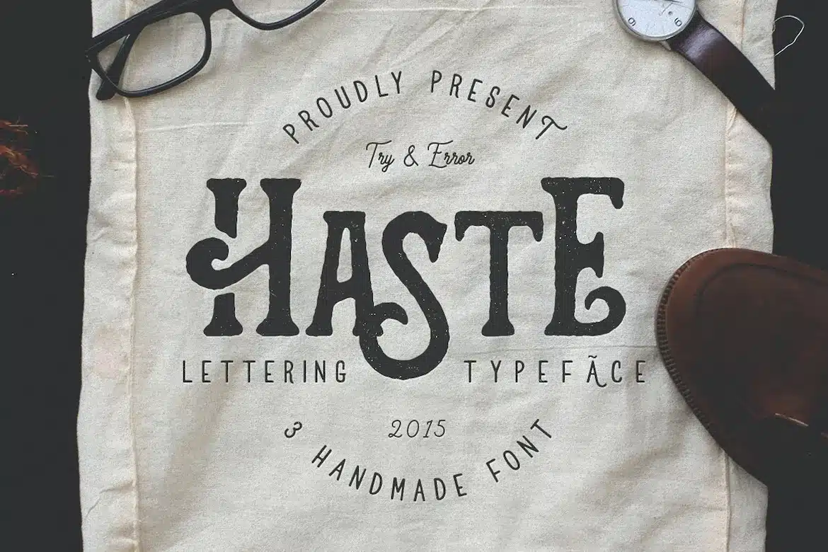 A 3 Handmade Font