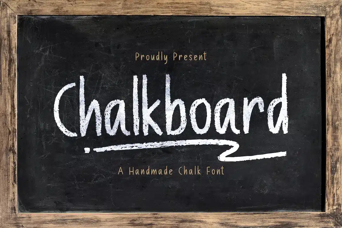 A Chalk Handmade Font