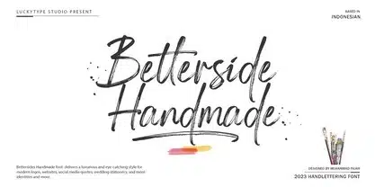 A betterside Handmade Font