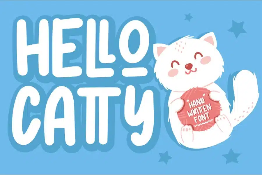 Hello Catty Cat Font