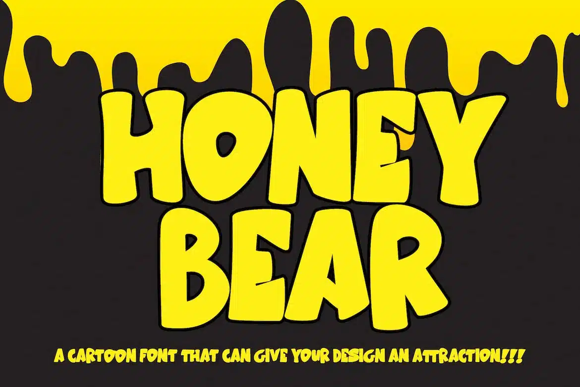 A Cartoonist Honey Font