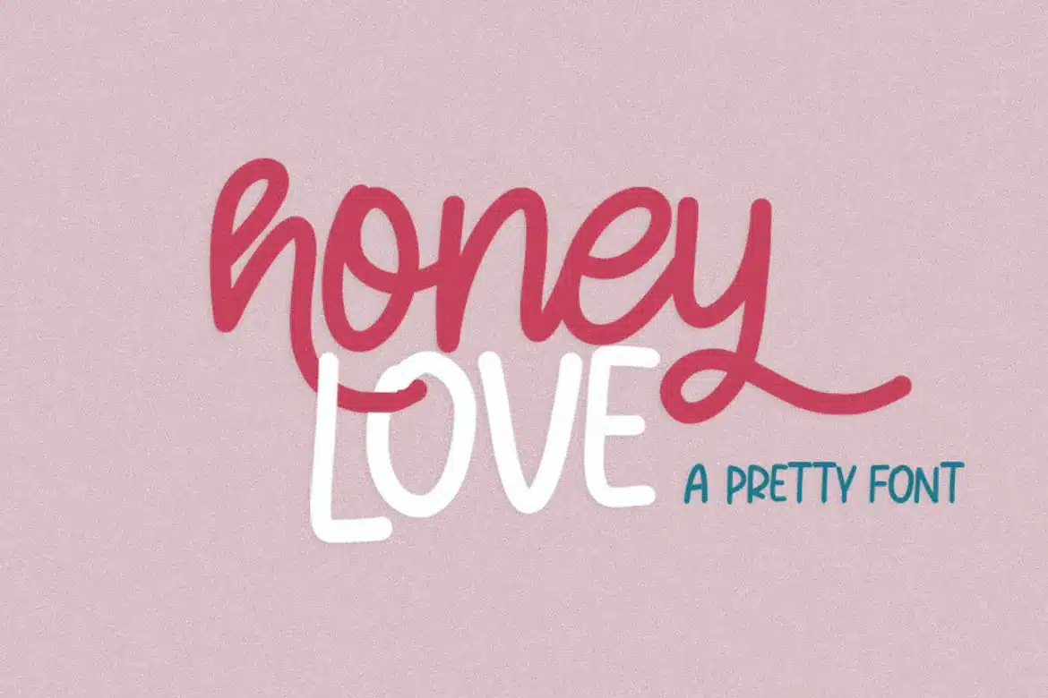 A pretty Honey Font