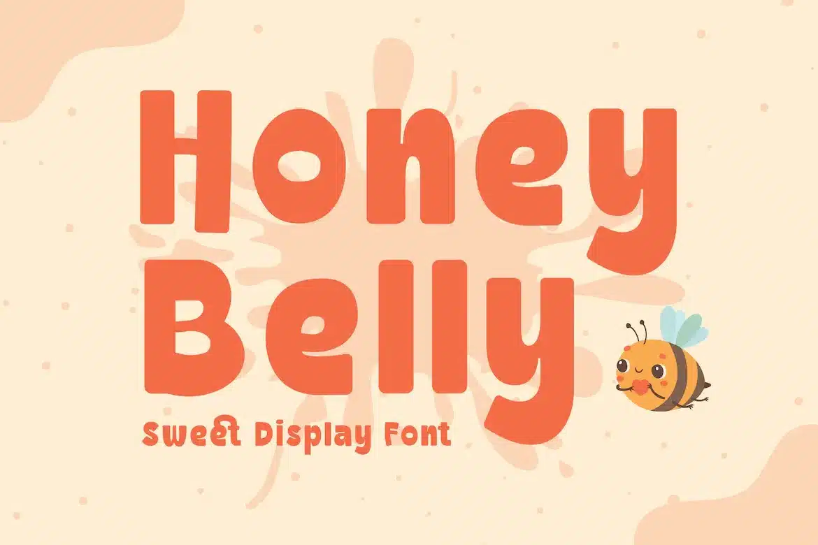 A sweet display Honey Font