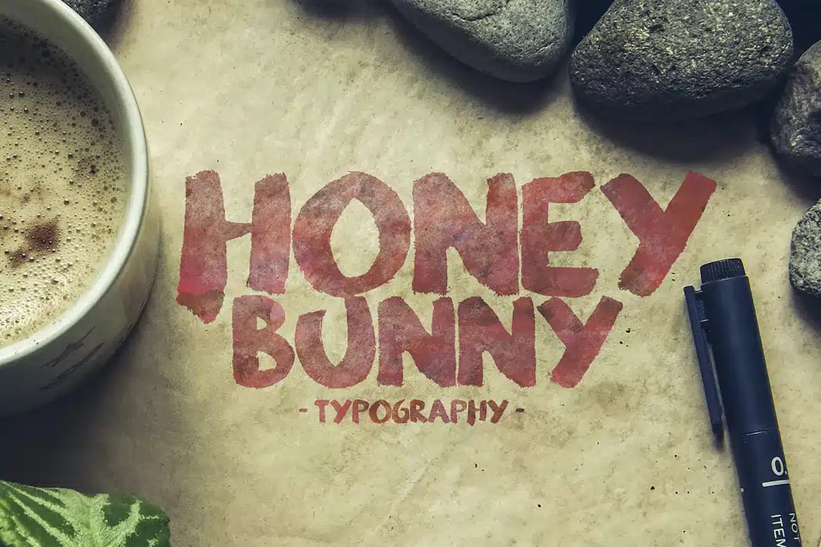 A Honey Bunny Honey Font