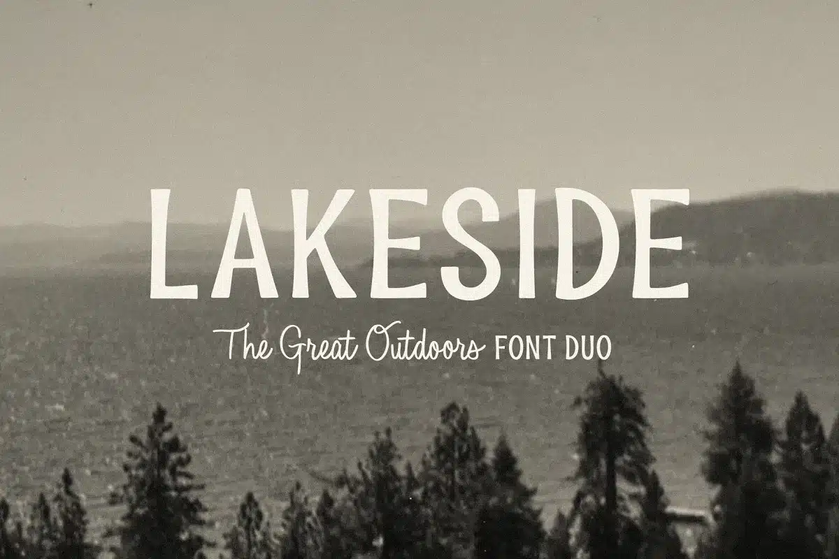 The great outdoors Hunting Font
