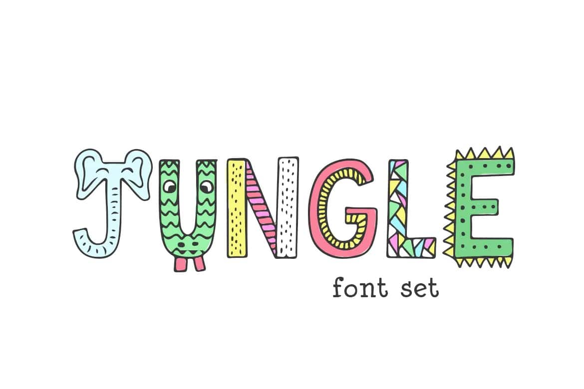 A Jungle Font