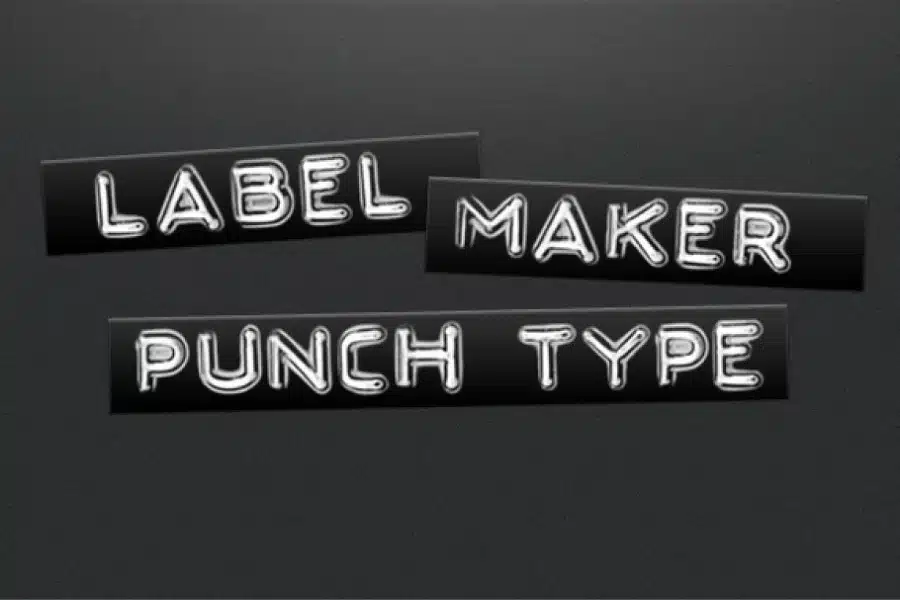 Label Maker Font